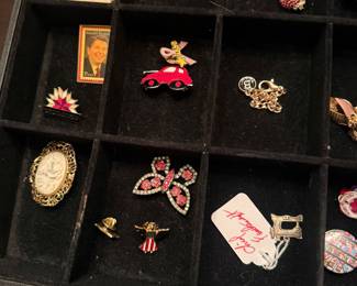 misc pins and brooches
