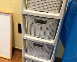 plastic storage unit