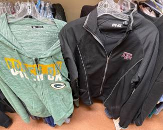 Texas A&M jacket, Green Bay packers jacket 