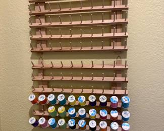 thread and 2 thread racks