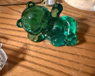fenton glass bear