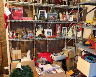 So many Christmas decorations and extensive Nutcracker collection