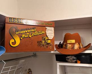 Cowboy hat with box