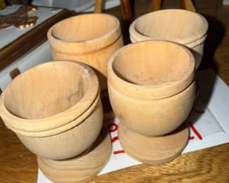 olive wood communion cups