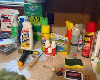 More cleaning supplies