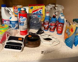 Coffee warmers and cleaning products