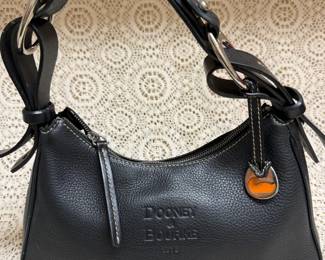 Dooney & Bourke black leather hobo