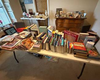 Books, fiction, christian, and COOKBOOKS