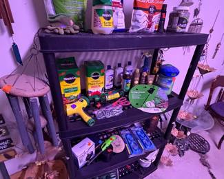Yard supplies and some pool supplies
