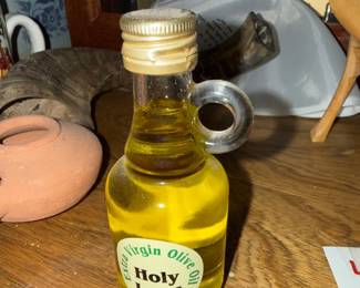 Small Souvenir bottle of "Holy Land" olive oil