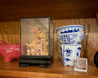 Asian  decor.  There are quite a few pieces