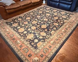 living room rug and couches - all for sale