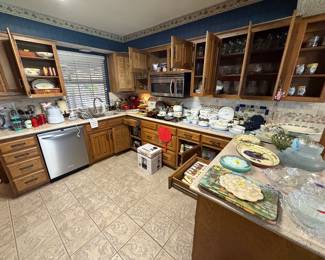 Every corner is filled with beautiful kitchen ware