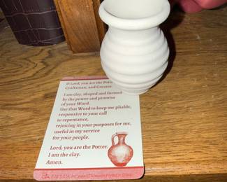"potter and the clay" scripture theme