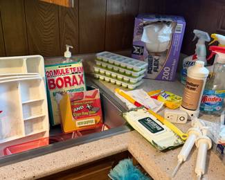 more cleaning supplies