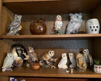 Love owls?  This home has quite a collection