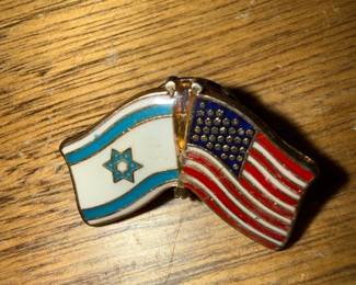 Israel and U.S. Friendship Flag Pin