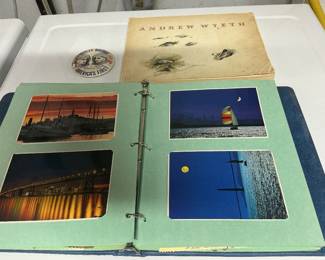 Album with many postcards