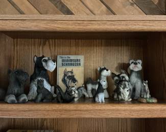 Schnauzer figurines.