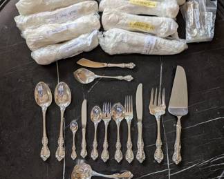 Towle sterling silver set for 12, total of 88 pcs