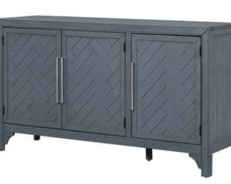 Slate Blue Side Board, Storage Cabinet, Console