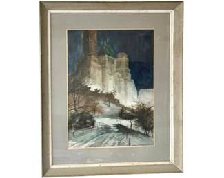 Original Watercolor By Joe Whitney