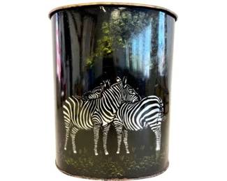 Zebra Waste Paper Basket