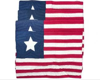 Set Of 4 Quilted Patriotic Placemats