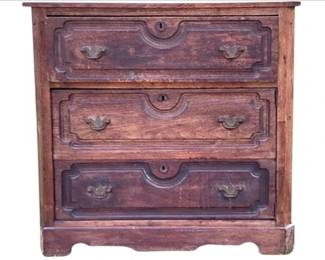 Victorian Eastlake Chest Of Drawers