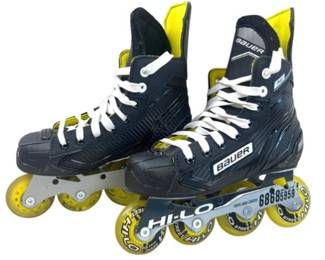 Bauer RS Youth Inline Roller Hockey Skates With Hi-Low Chassis