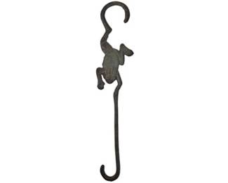 Vintage Cast Iron Monkey Hook Hanger