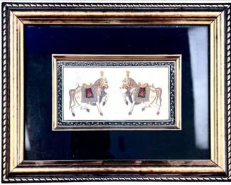 Fine Quality Framed Painting On Silk