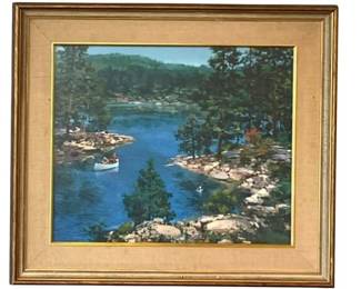 Superior National Forest Minnesota Print – Signed John Conrad Berkey
