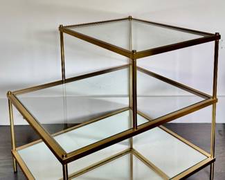 (2) West Elm Terrace Side Table/Nightstand