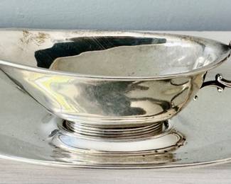 Sterling Gravy Boat & Underplate