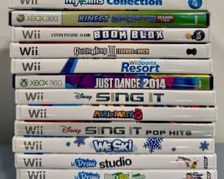Wii & XBox 360 Games 