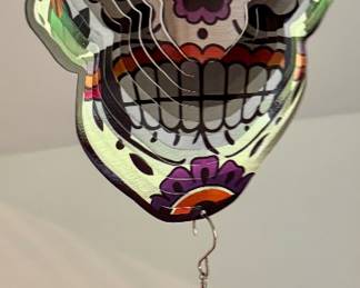 Modelo 3-D Wind Spinner Skull
