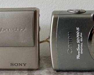 Sony Cybershot & Canon PowerShot Cameras