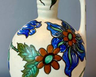 Hand Painted (Made in Holland) Ceramic Pitcher