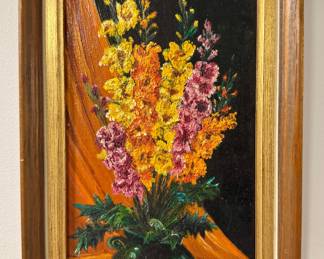 Oil on Board, Signed