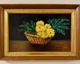 Oil on Canvas, Signed