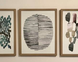 (3) Abstract Prints