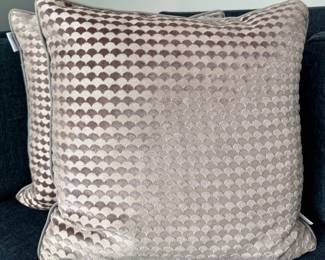 (2) Decorative Down Pillows