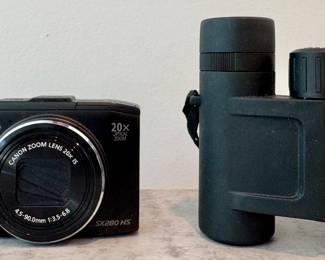 Canon PowerShot & Minox Binoculars