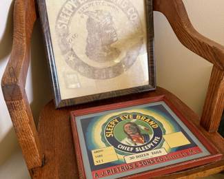 Sleepy Eye Milling Co. and A.J. Pietrus & Sons Co. Advertising Prints