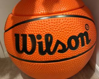 Vintage Little Tikes Wilson Basketball Toy Box