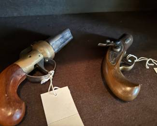 Pair of Antique Flintlock Pistols