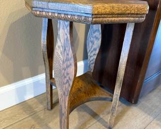 Liberty & Co Carved Japanese Side Table