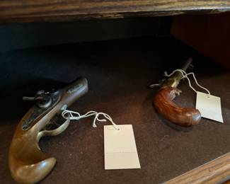 Pair of Denix Flintlock Pistols