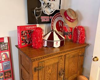 Nebraska Cornhuskers Football Memorabilia Collection with Championship Focus